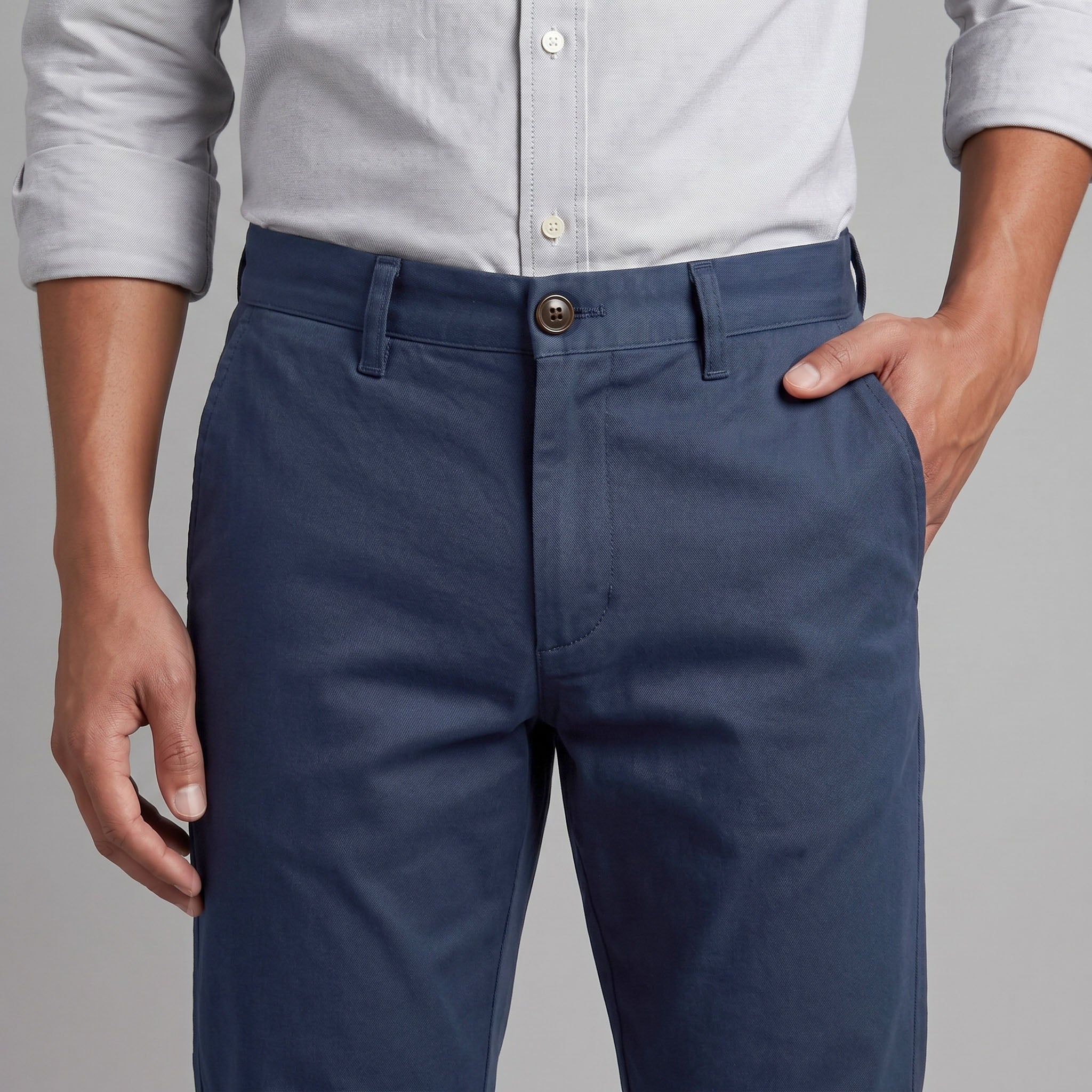 Rivet Chino Cadet Blue 8oz Canvas