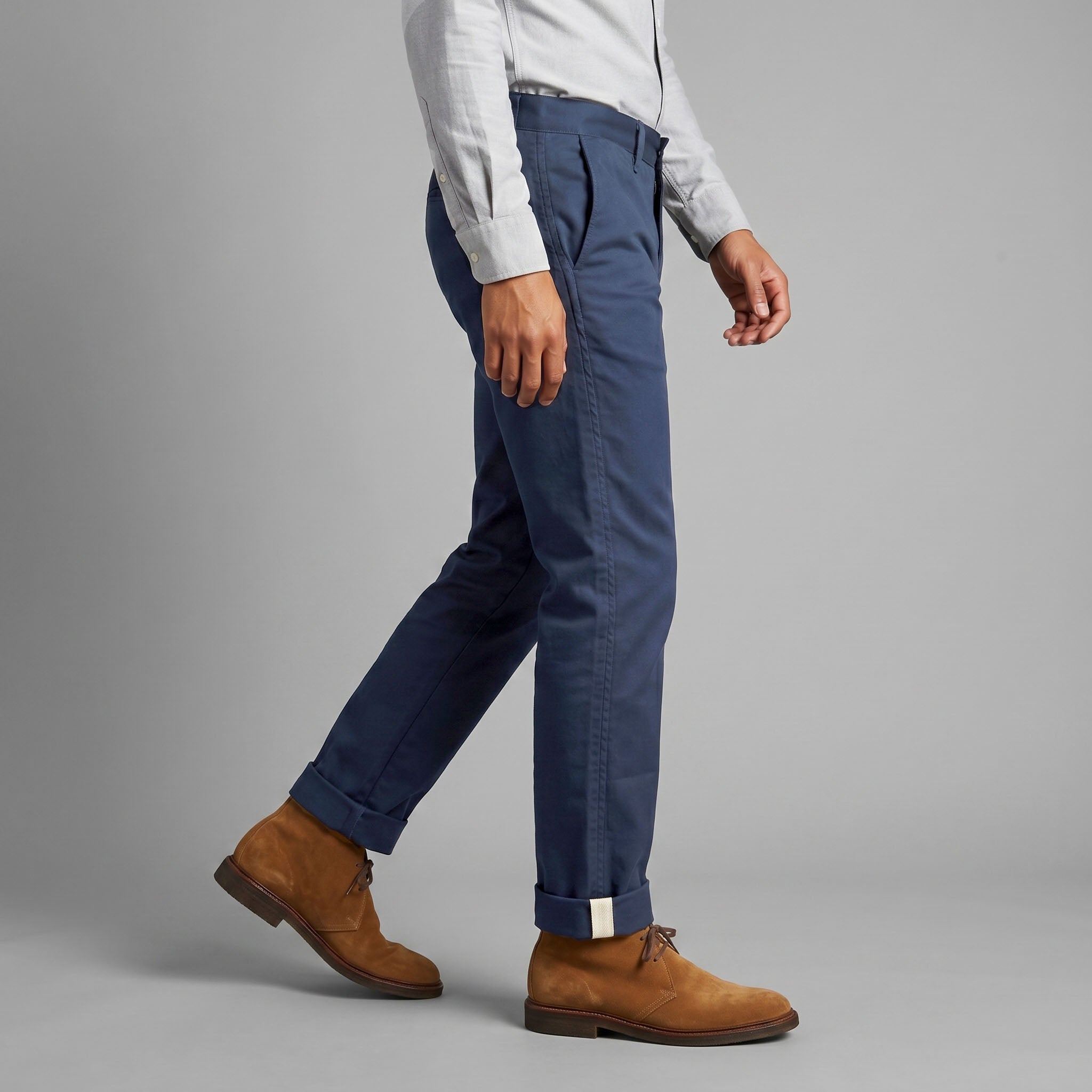 Rivet Chino Cadet Blue 8oz Canvas