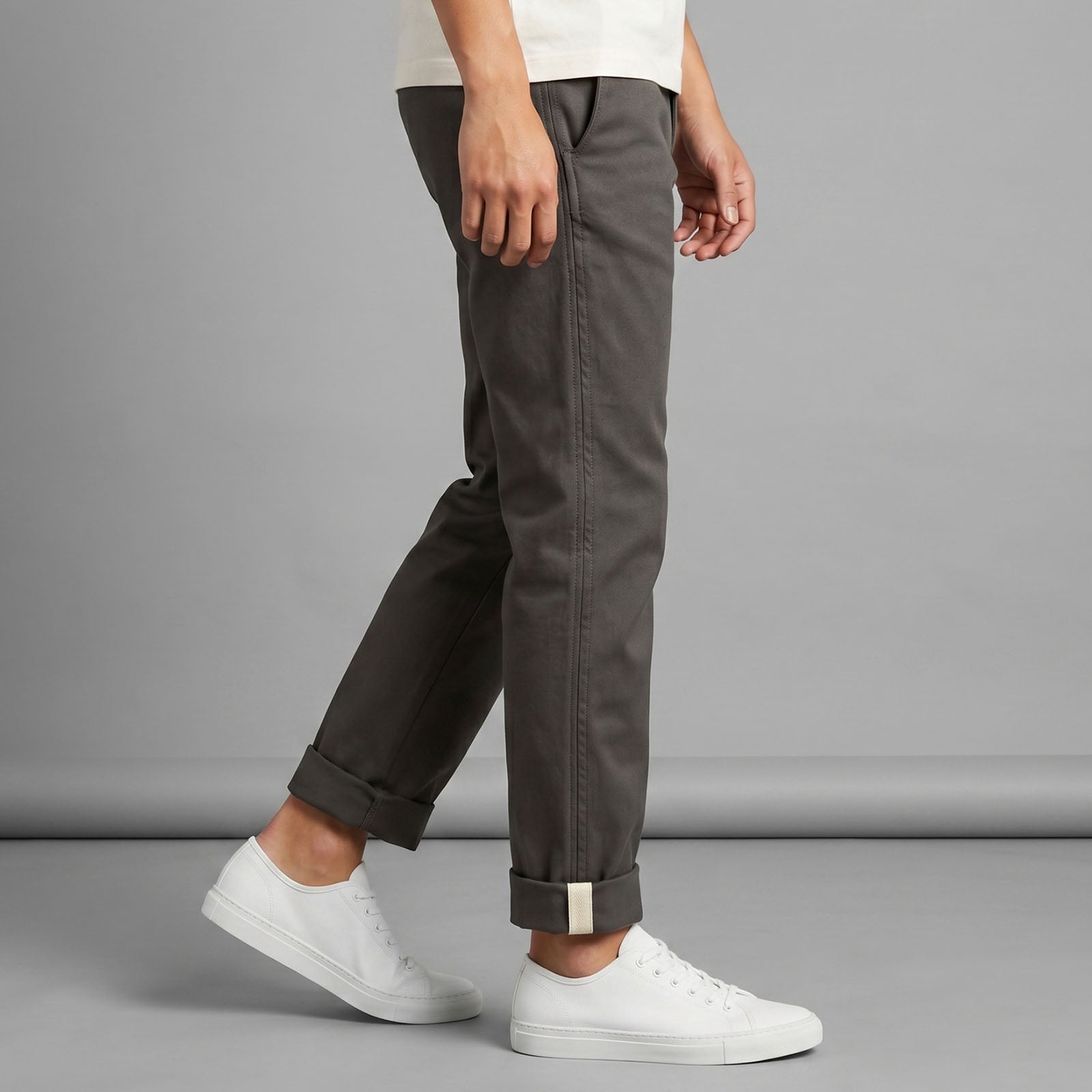 Rivet Chino Mushroom 8oz Italian Twill