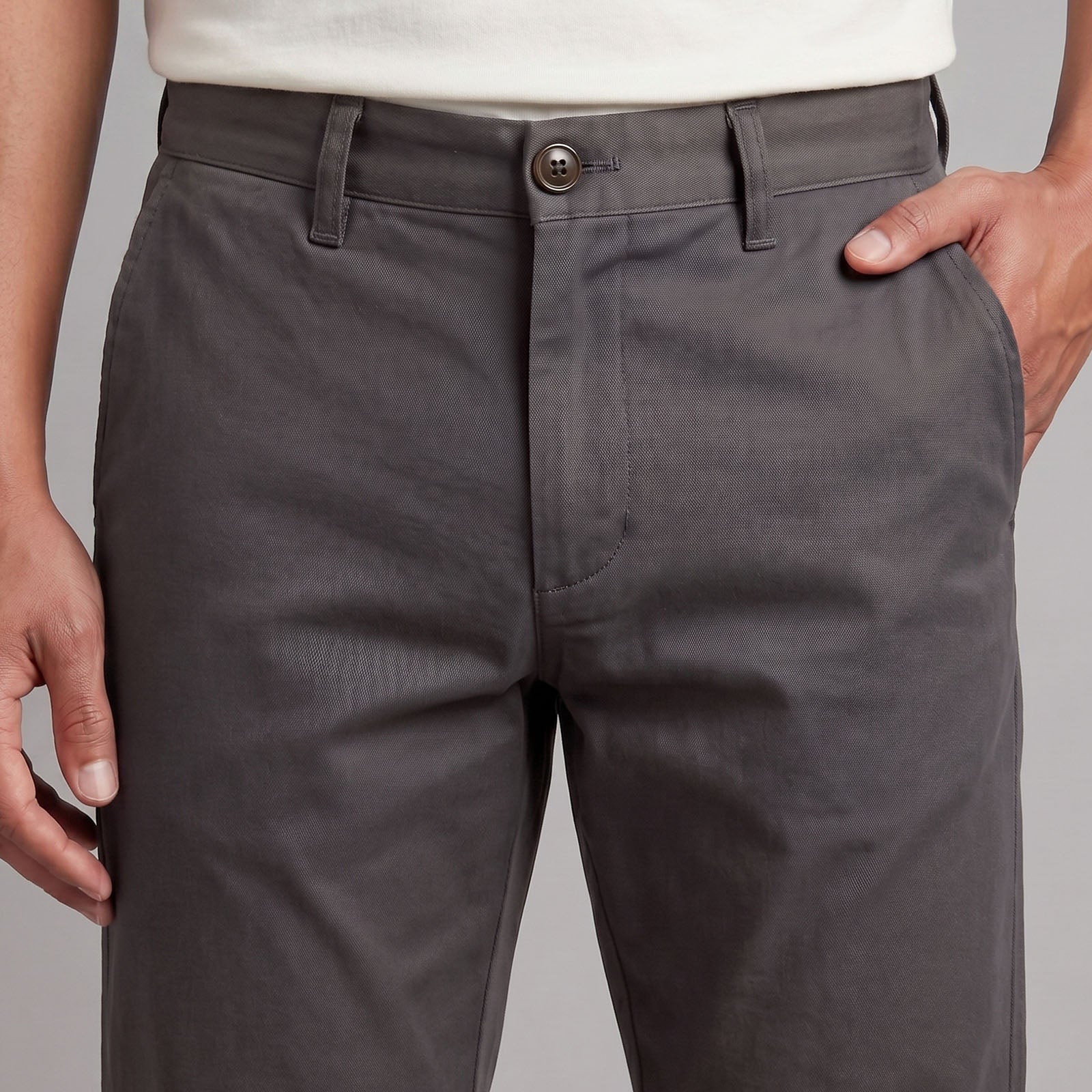 Rivet Chino Mushroom 8oz Italian Twill