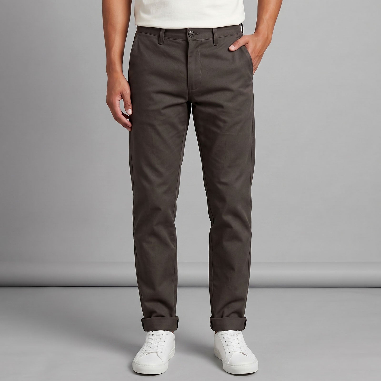 Rivet Chino Mushroom 8oz Italian Twill