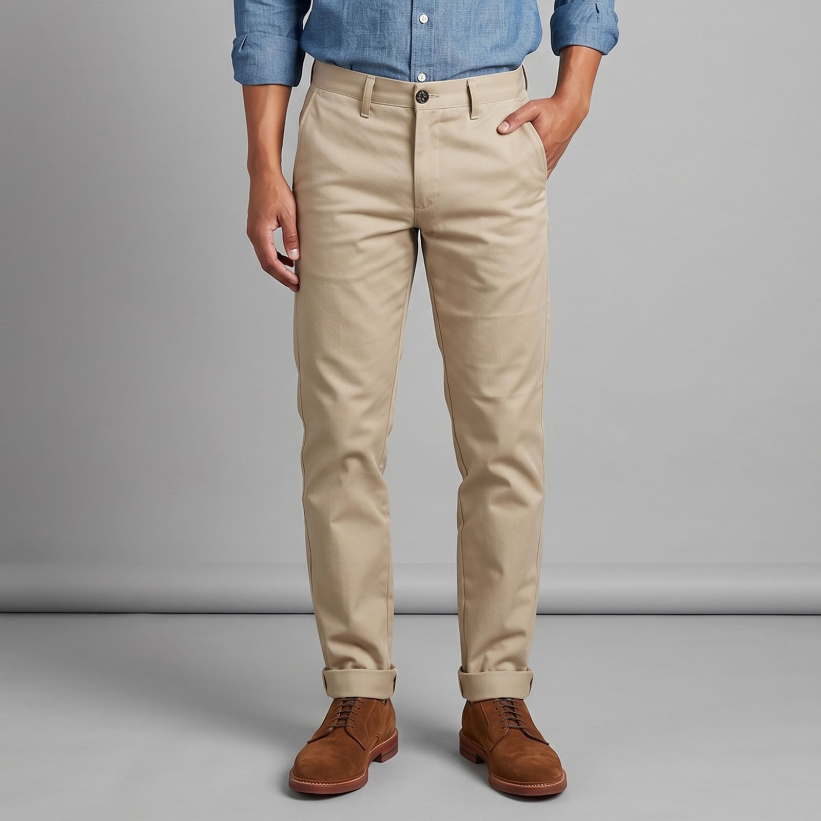 Rivet Chino Stone Tropical 6oz Twill