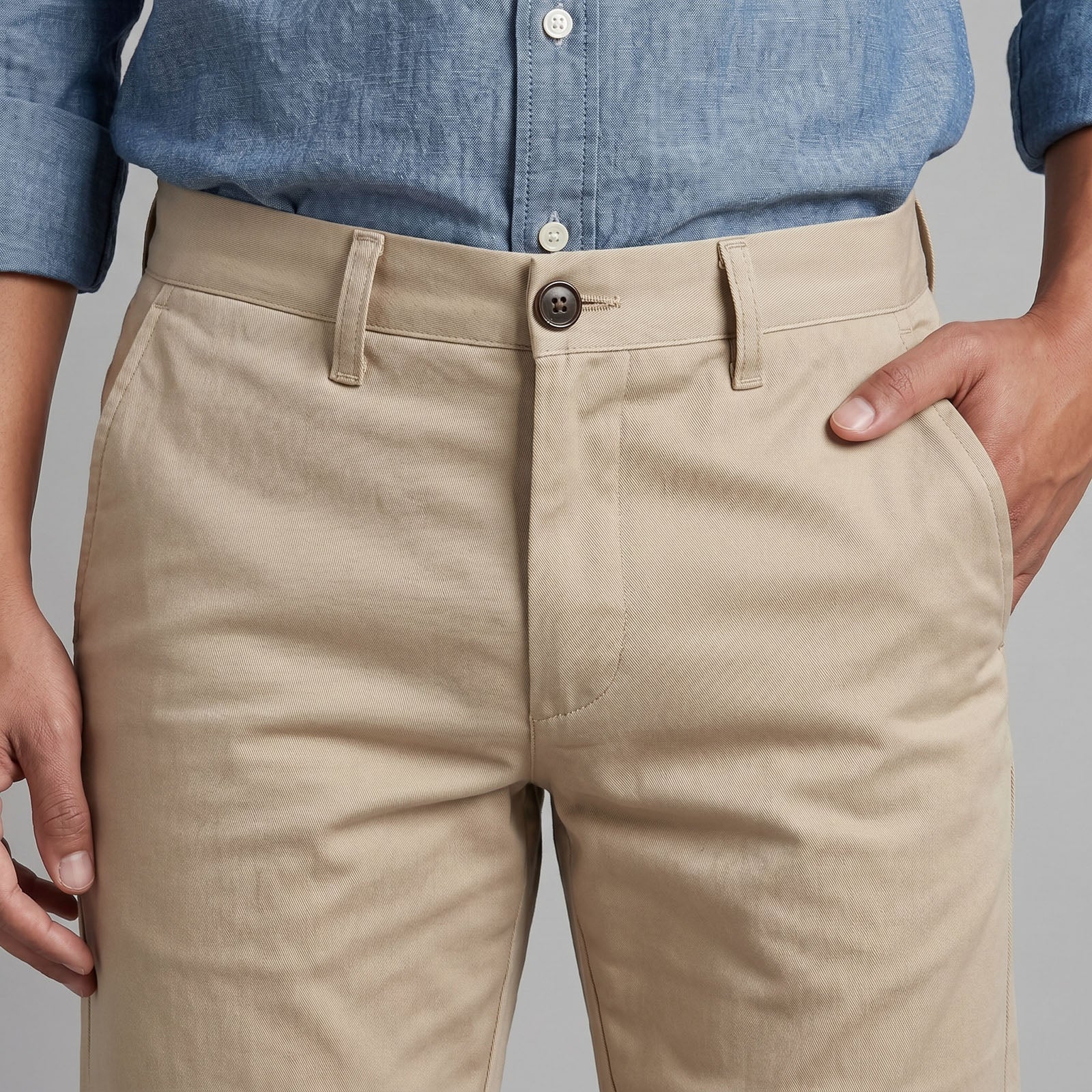 Rivet Chino Stone Tropical 6oz Twill