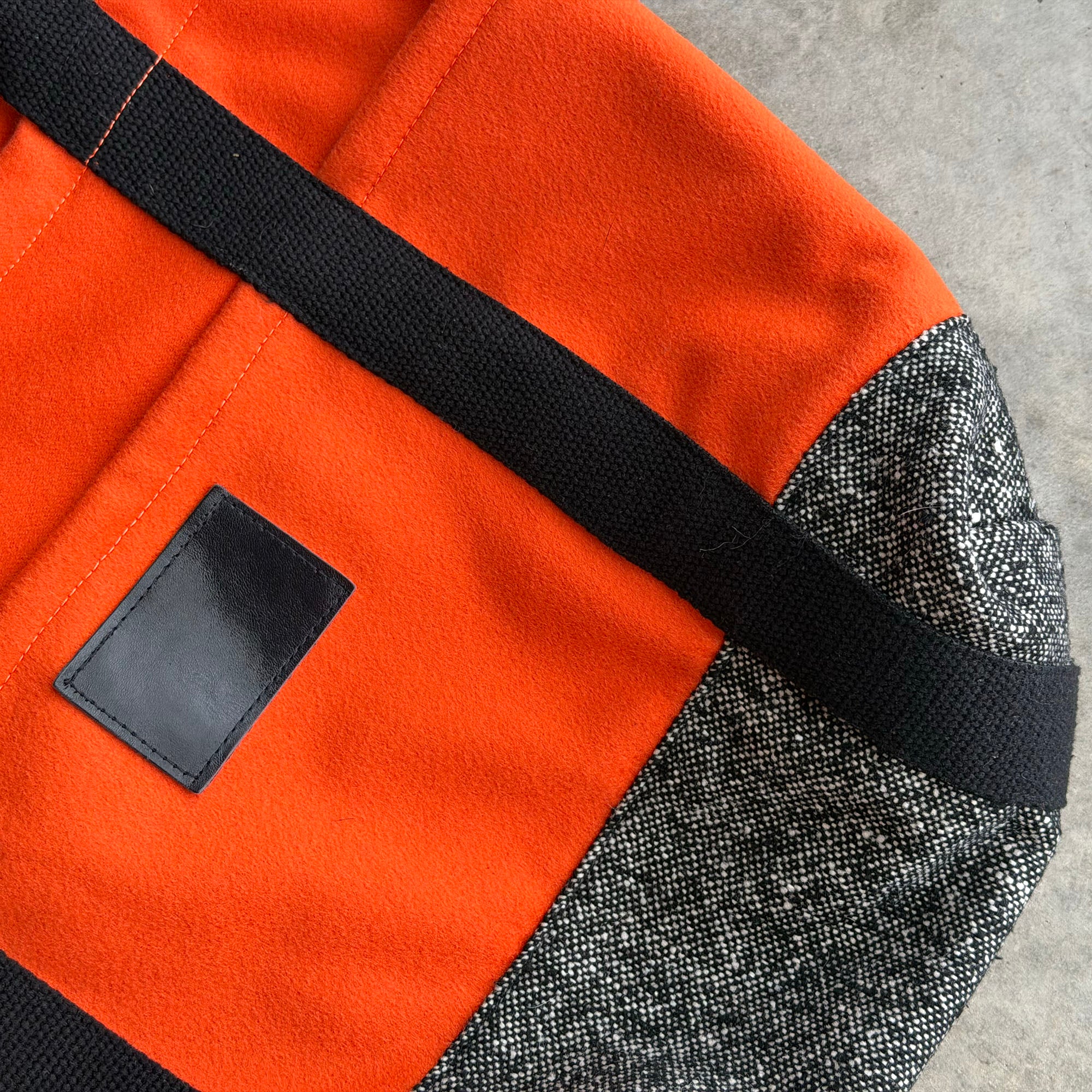 Sample: Harbor Tote Bag in Loro Piana Flannel & Donegal Tweed