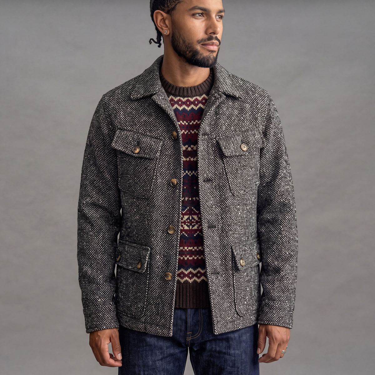 Jungle Jacket in English & Italian Wool Tweed Project