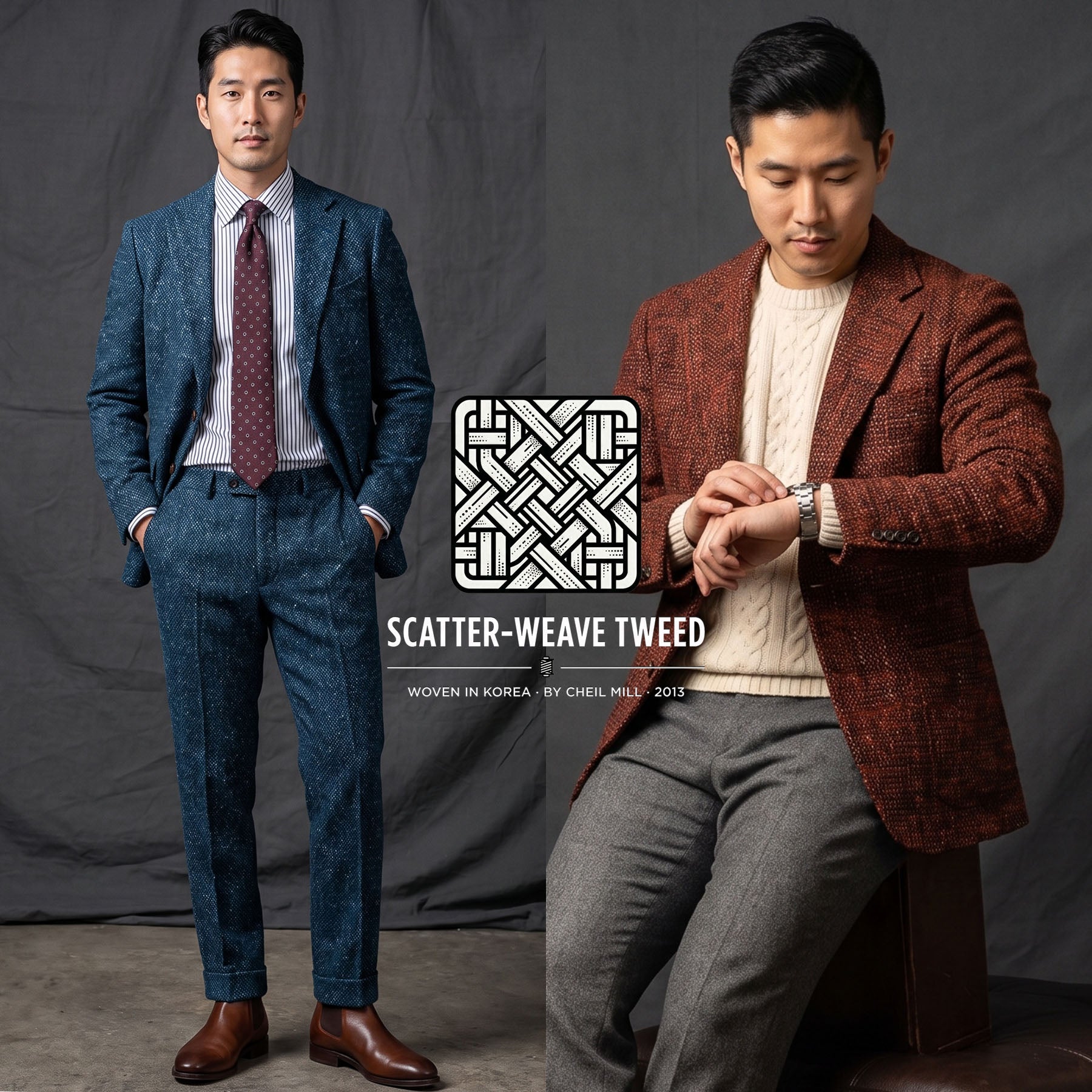 Custom Suits & Sportcoats Rare Scatter-Weave Tweed