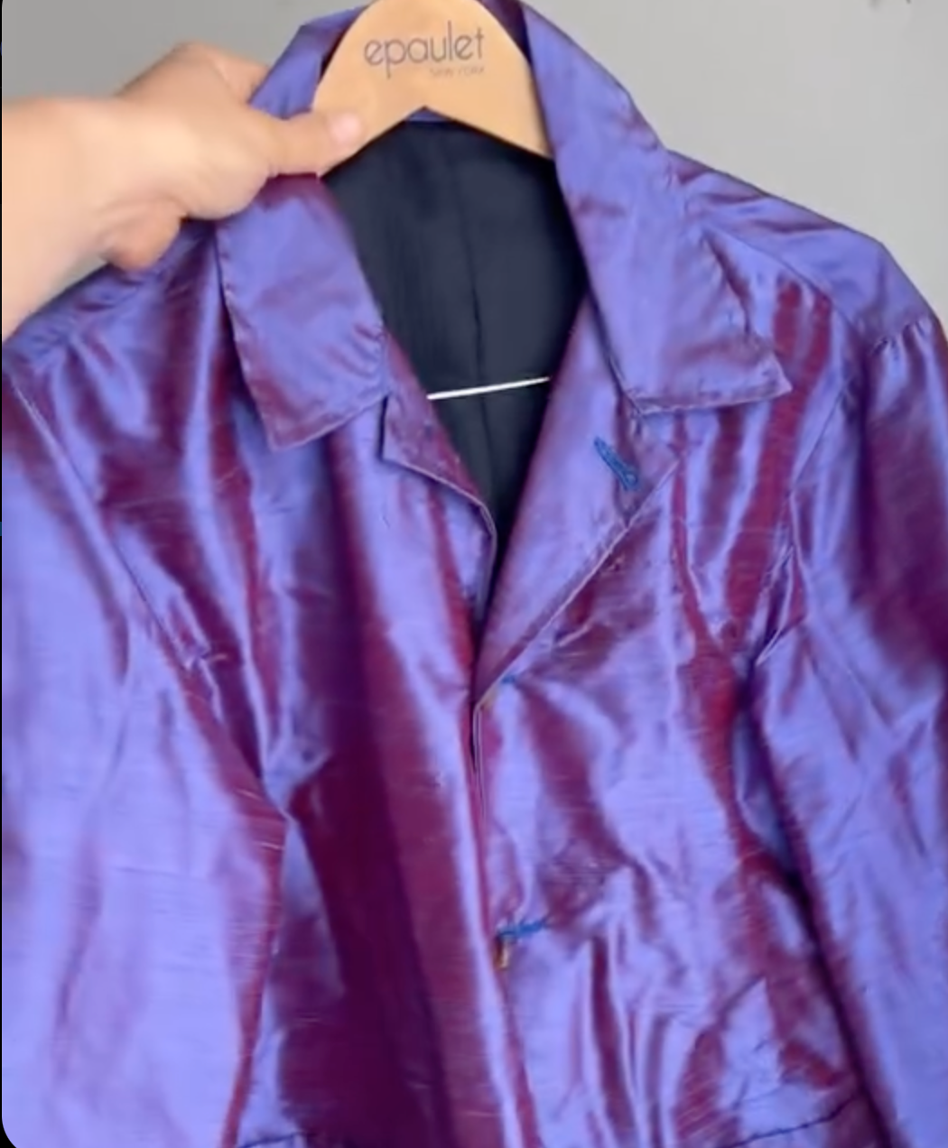 DA Custom Purple Silk Dupioni Laidback Pant & Short