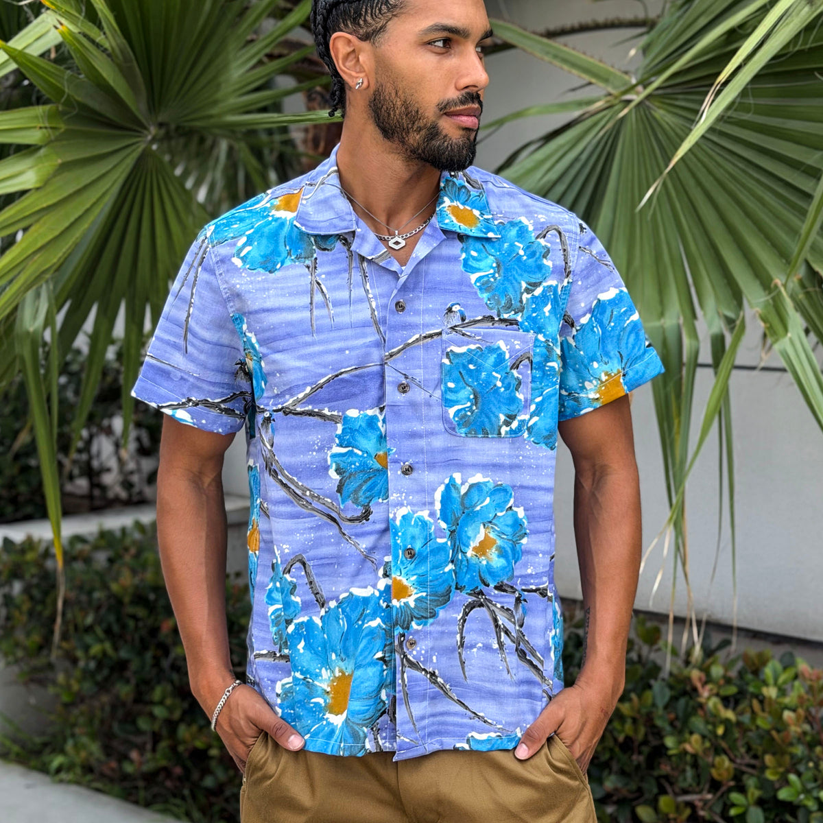 Riviera Lavender Snowbirds Short Sleeve Shirt