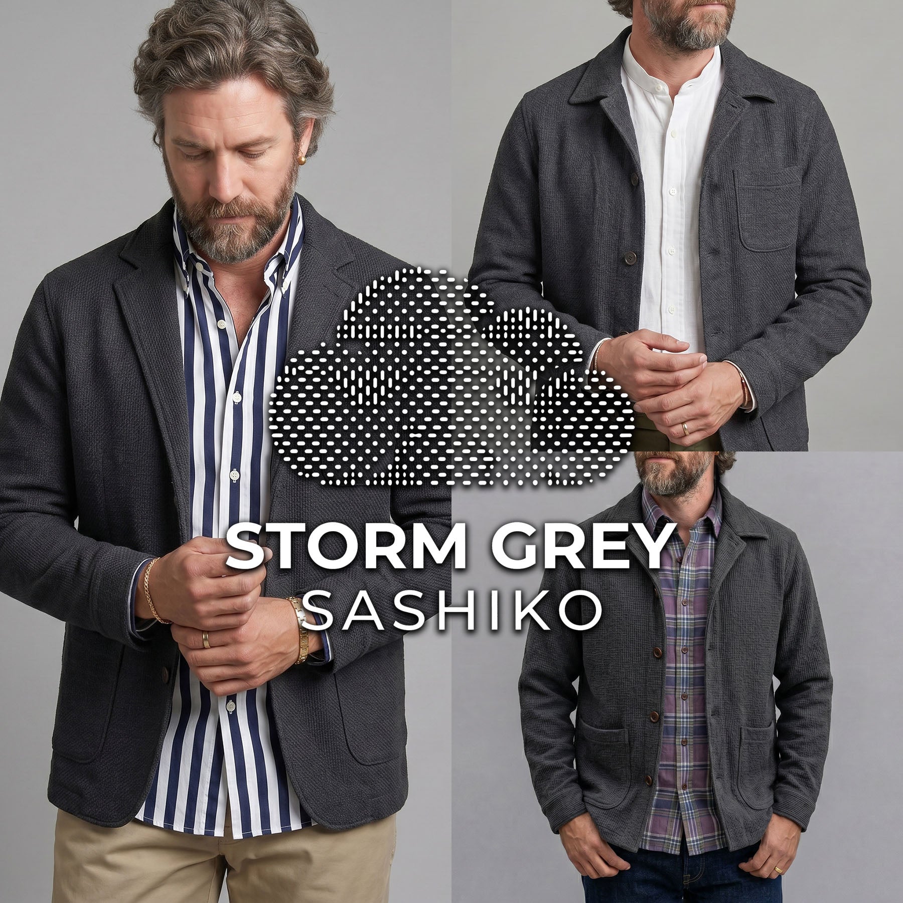 RB Storm Grey Sashiko