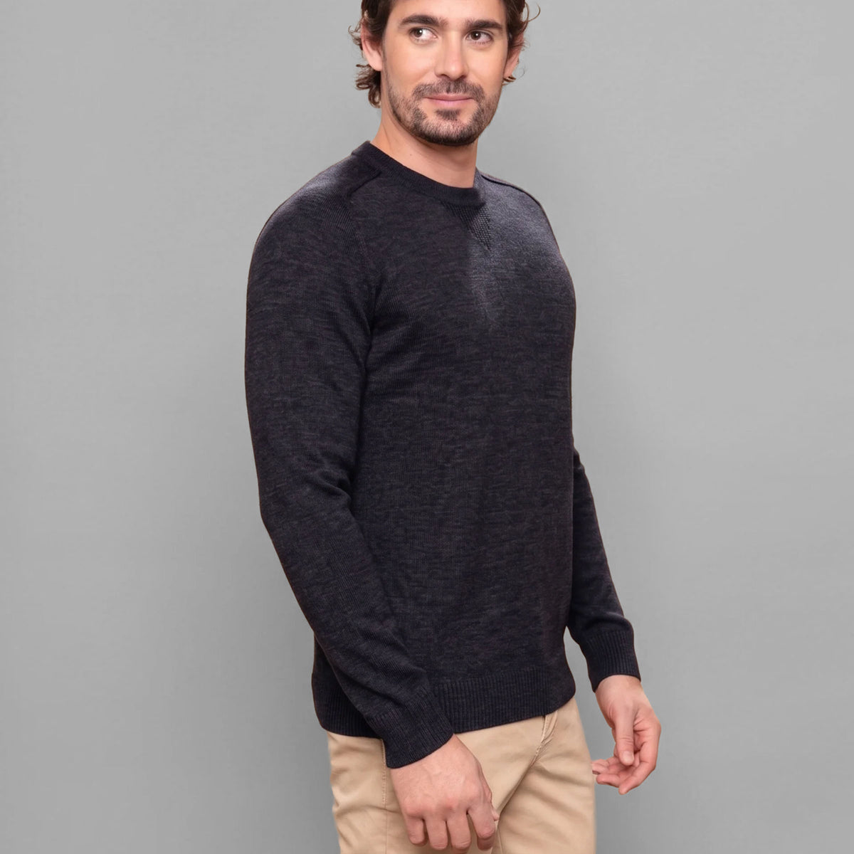 Alpaca Extrafine Knit Crewneck Sweater