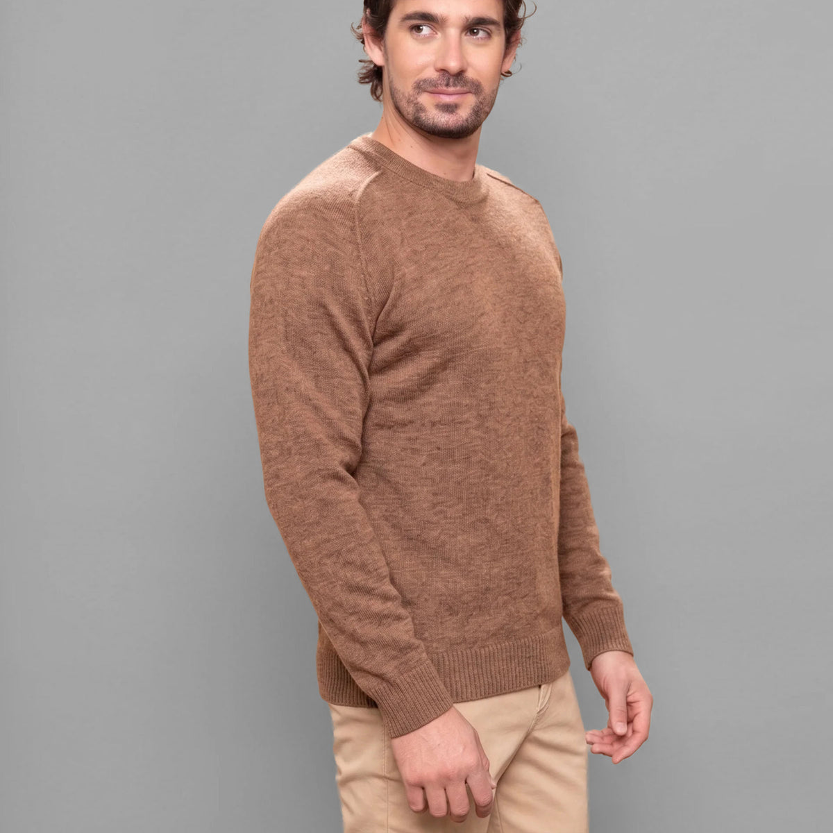 Alpaca Extrafine Knit Crewneck Sweater