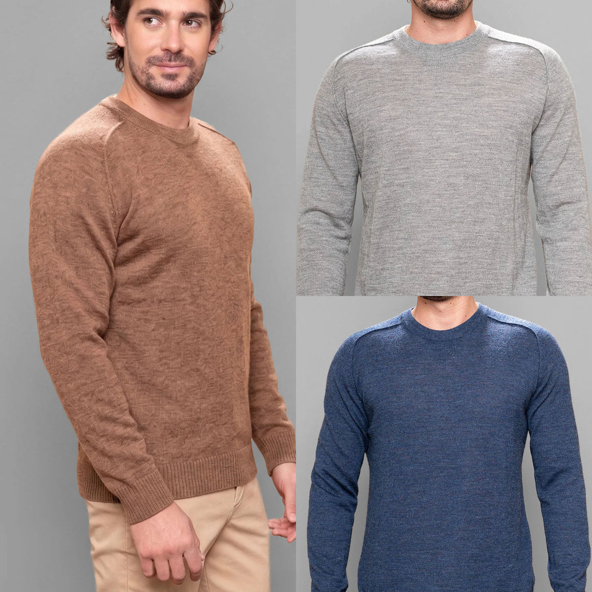 Alpaca Extrafine Knit Crewneck Sweater