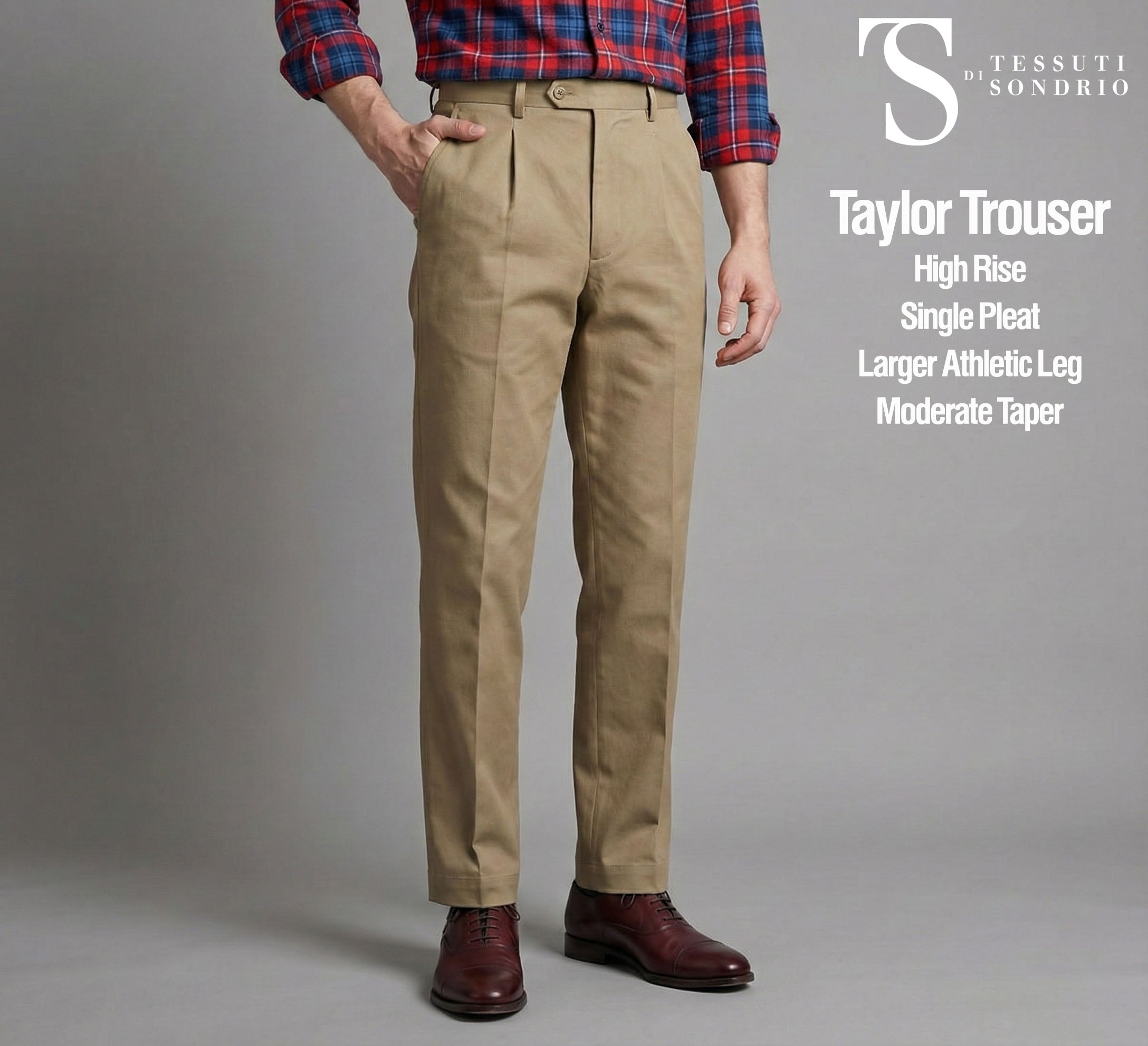 Custom Trousers in Rare Scatter-Weave Tweed