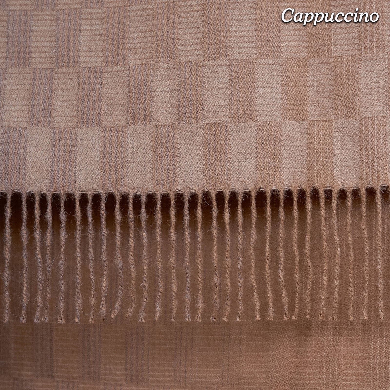Ombre Mosaic Sateen Alpaca Throw Blanket