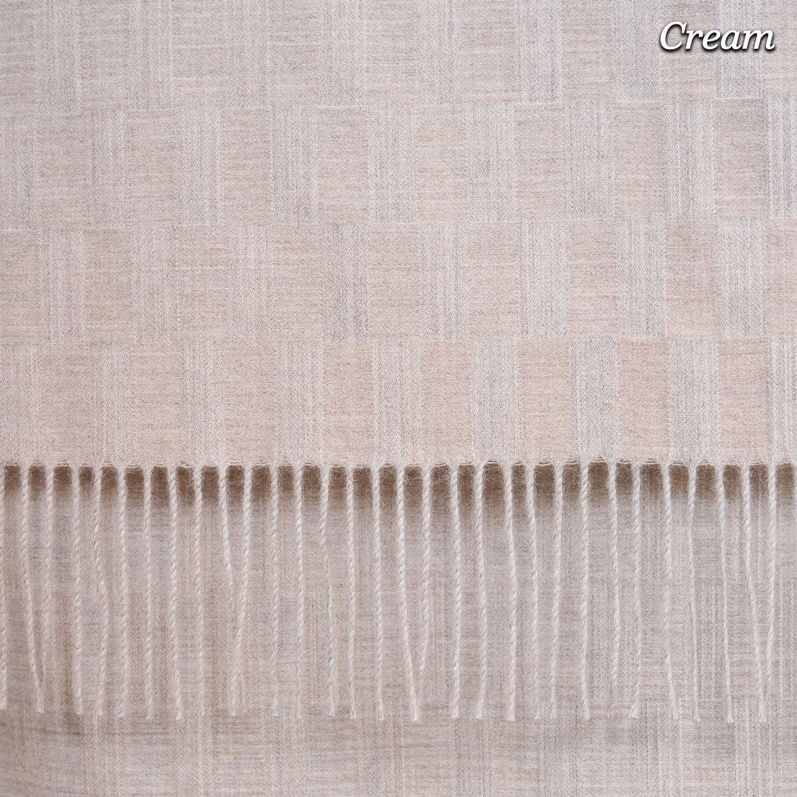 Ombre Mosaic Sateen Alpaca Throw Blanket