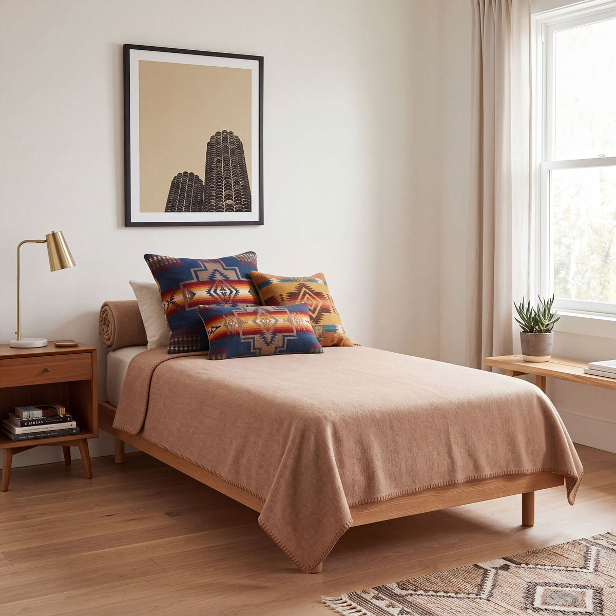 Twin Size Alpaca-Wool Luxury Comforter