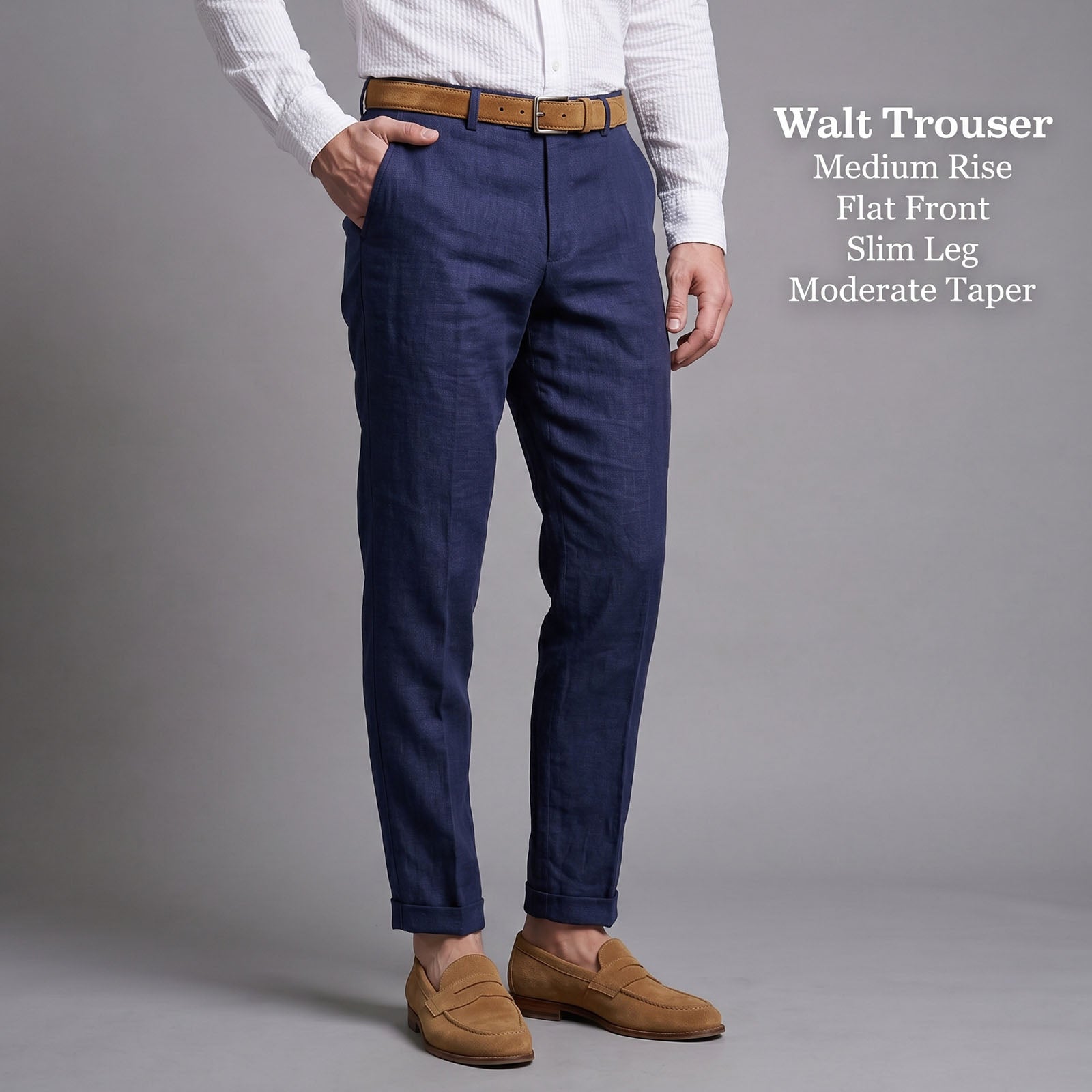 Custom Trousers in  Italian & Irish Linens Project