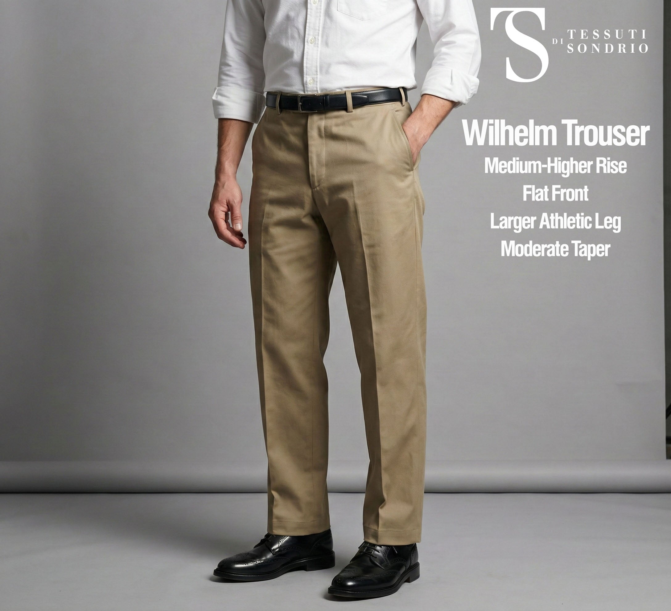Custom Trousers in Rare Scatter-Weave Tweed