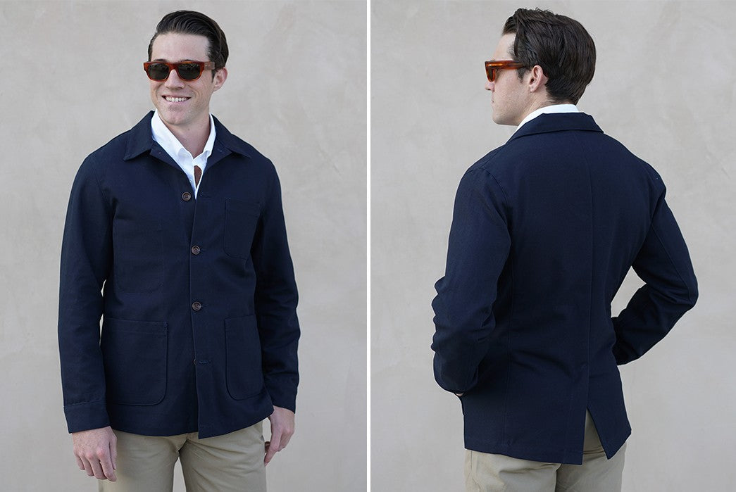 MJ Custom Navy Duck Canvas Doyle